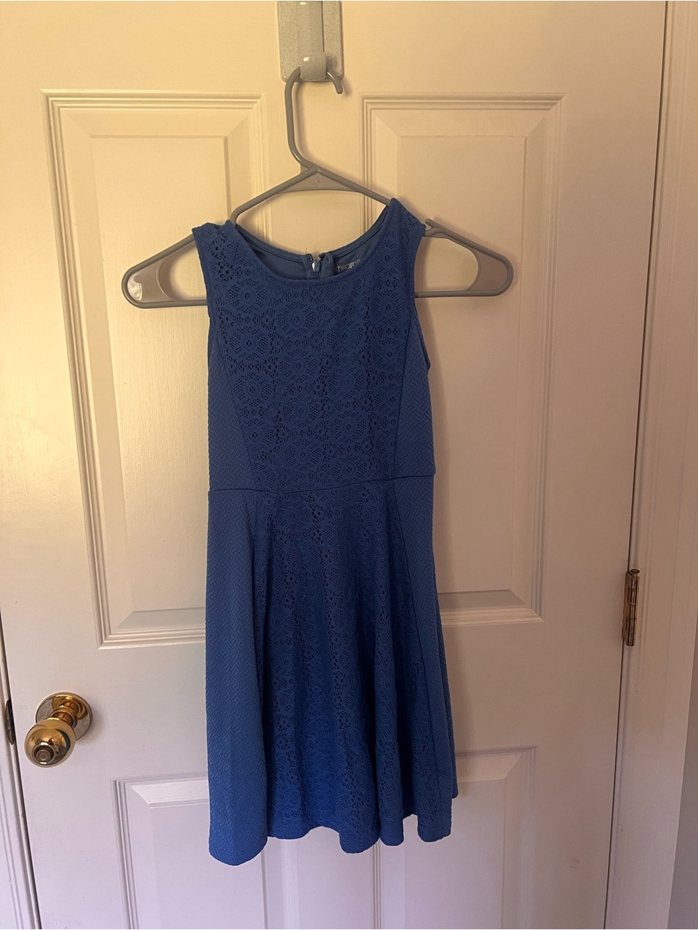 Xhilaration Blue Lace Fit-and-Flare Dress for Girls